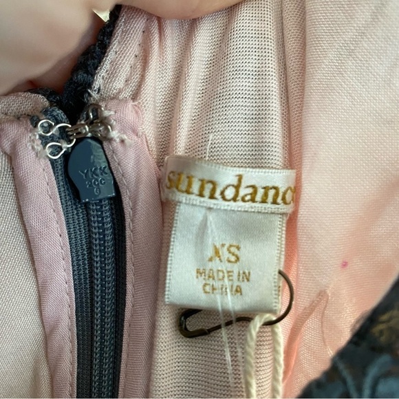 Sundance Lace Cardinal Embroidered Floral Dress - Picture 12 of 15